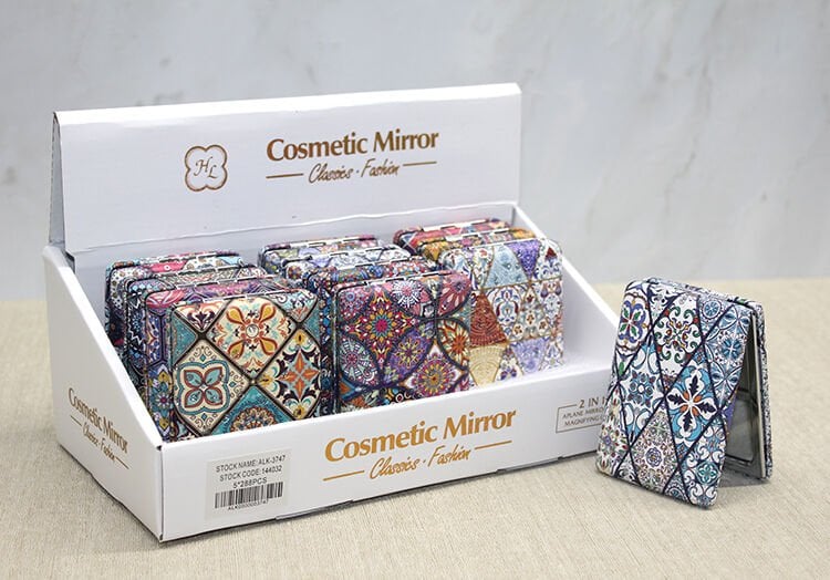 Taşlı El Aynası Dikdörtgen Kalın Model 6 Şık Tasarımlı Fonksiyonel Ürün