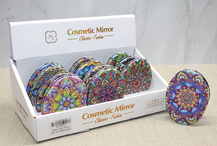 Taşlı El Aynası Oval İnce Model 3 Şık Tasarımlı Fonksiyonel Ürün