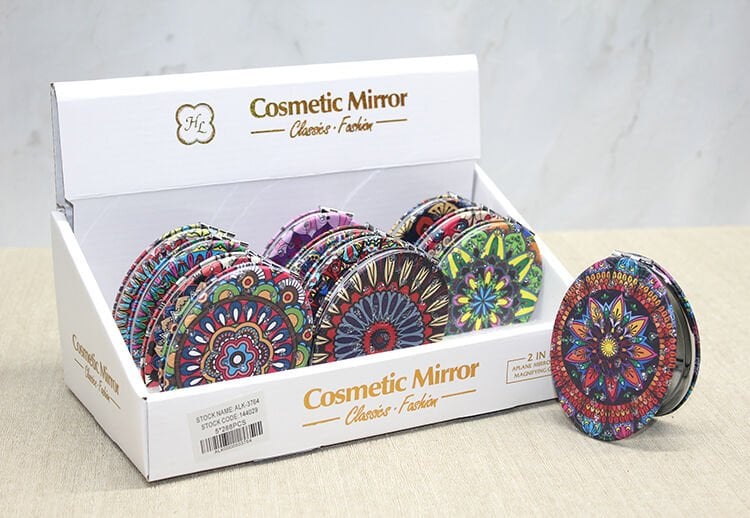 Taşlı El Aynası Oval İnce Model 4 Şık Tasarımlı Fonksiyonel Ürün