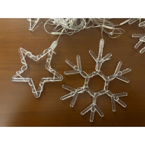 Kar Tanesi Perde LED Çok Fonksiyonel Ürün