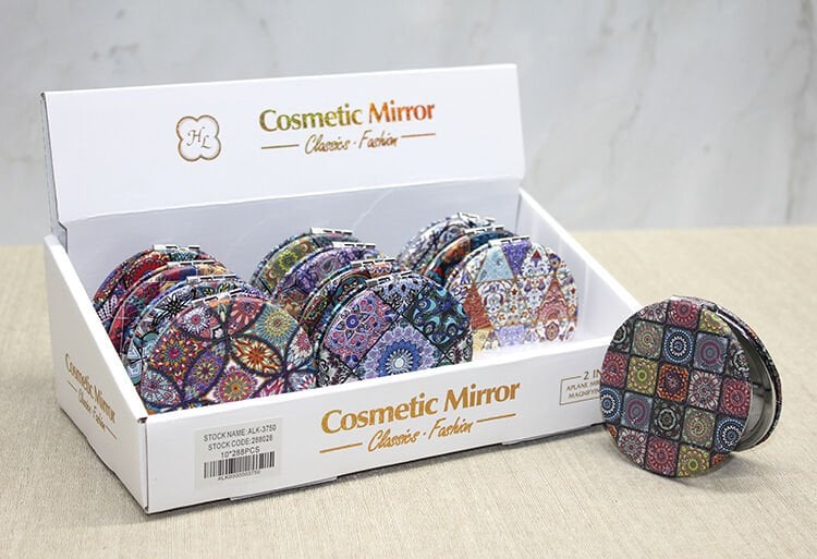 Taşlı El Aynası Yuvarlak İnce Model 1 Şık Tasarımlı Fonksiyonel Ürün