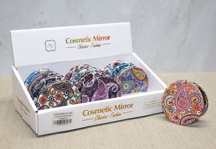 Taşlı El Aynası Yuvarlak İnce Model 2 Şık Tasarımlı Fonksiyonel Ürün