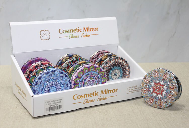 Taşlı El Aynası Yuvarlak İnce Model 3 Şık Tasarımlı Fonksiyonel Ürün