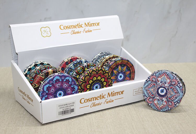 Taşlı El Aynası Yuvarlak İnce Model 5 Şık Tasarımlı Fonksiyonel Ürün