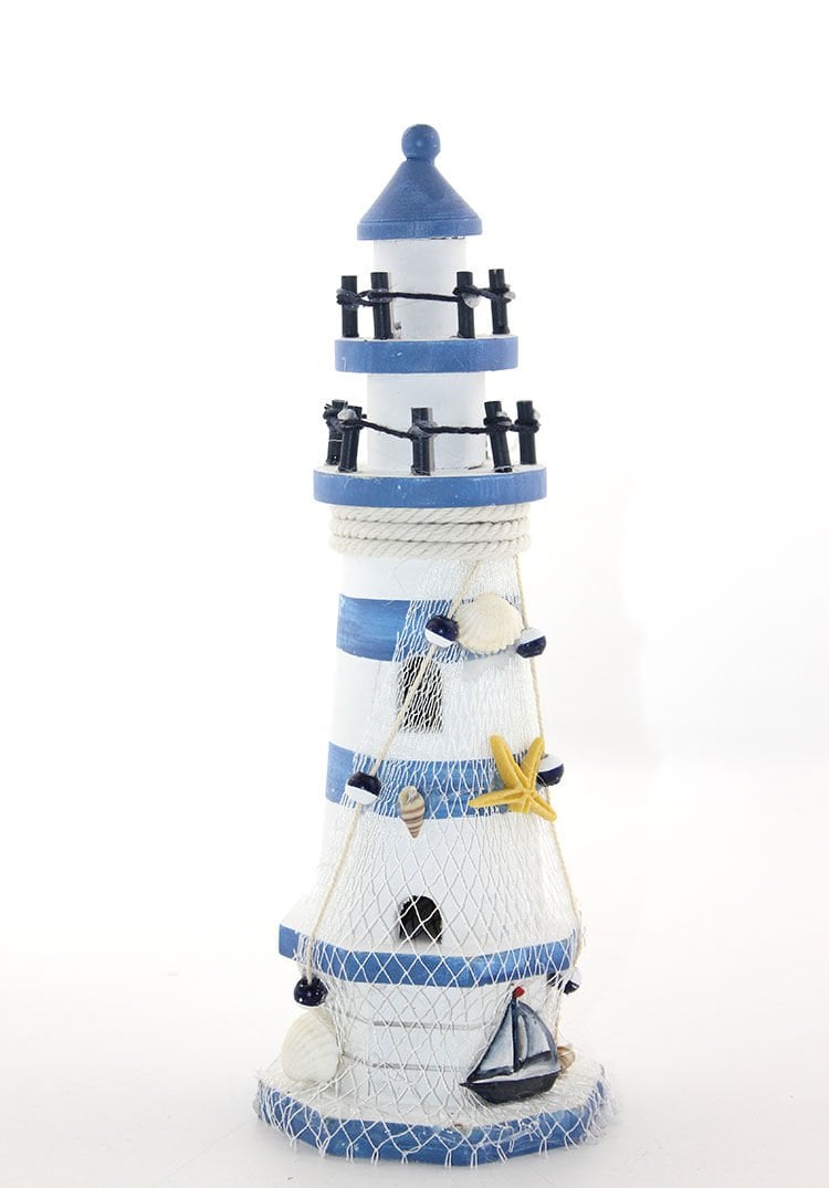 Ahşap Marin Deniz Feneri Model 8 Şık Tasarımlı Fonksiyonel Ürün