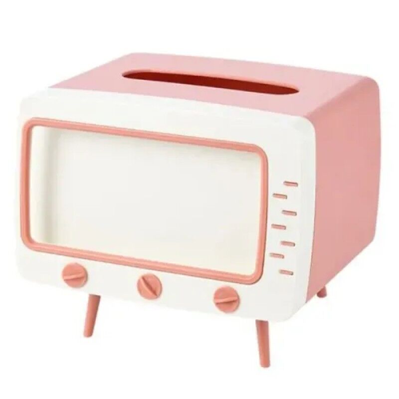 Retro Telefon Tutucu ve Peçetelik Şık Tasarımlı Fonksiyonel Ürün