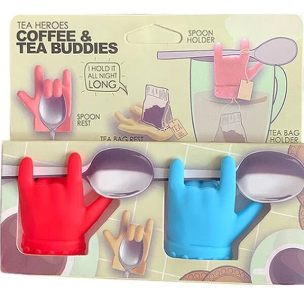 2'li Silikon Tutucu Çay ve Kahve Aksesuar Seti Şık Tasarımlı Fonksiyonel Ürün