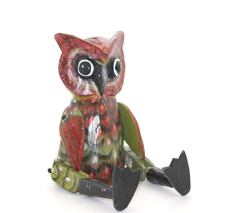 Ahşap Sallanan Baykuş Şık Tasarımlı Fonksiyonel Ürün