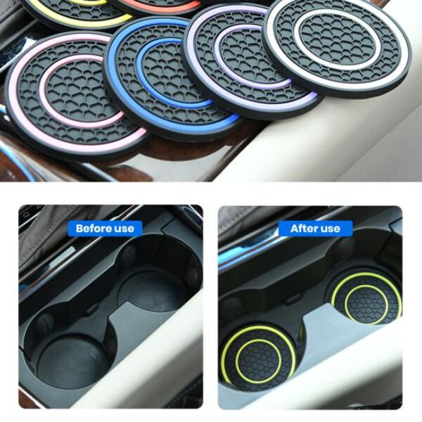 Araç İçi Bardak Tutucu Matları Çok Fonksiyonel Ürün