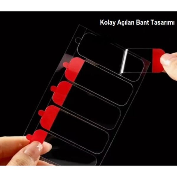 60 Parça Kolay Açılır Güçlü Çift Taraflı Bant 18mmx50mm Çok Fonksiyonel Ürün