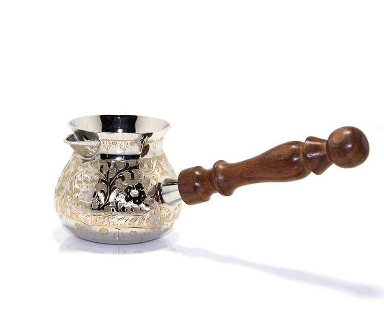 Pirinç Cezve 3'' inç Model 2 Şık Tasarımlı Fonksiyonel Ürün