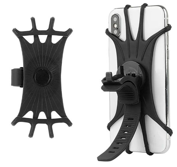 Silikon Esnek Bisiklet Telefon Tutucu Şık Tasarımlı Fonksiyonel Ürün