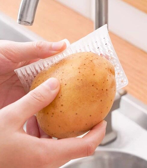 Çok Amaçlı Sebze ve Meyve Temizleme Patates Soyma Fırçası Şık Tasarımlı Fonksiyonel Ürün