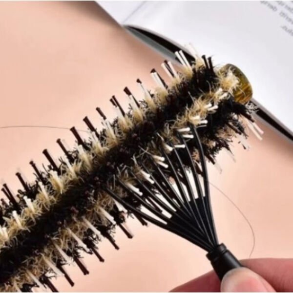 Pratik Saç Fırçası ve Tarak Temizleme Aparatı 2 Adet Çok Fonksiyonel Ürün