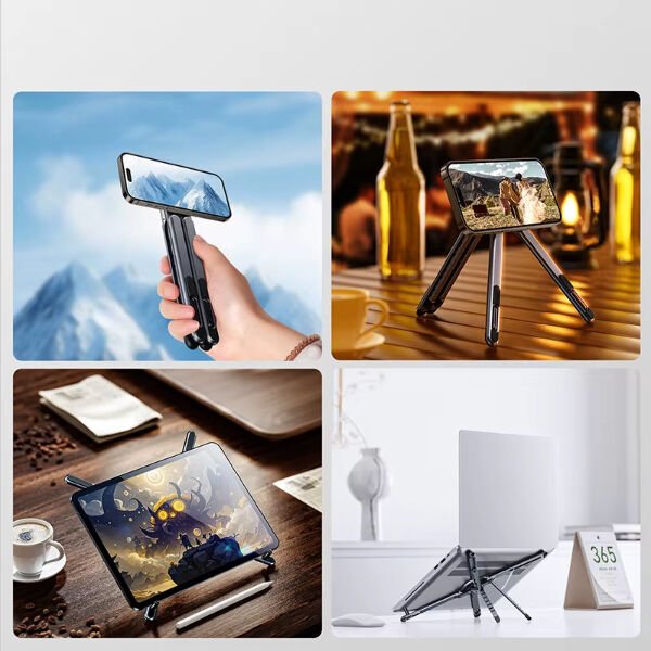 Kompakt Manyetik Telefon Tablet Laptop Tutucu Çok Fonksiyonel Ürün