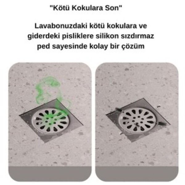 Koku Önleyici Silikon Gider Kapağı Çok Fonksiyonel Ürün