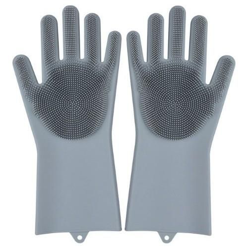 Sihirli Isıya Dayanıklı Silikon Çok Amaçlı Bulaşık Eldiven Fırçası Magic Gloves Şık Tasarımlı Fonksiyonel Ürün