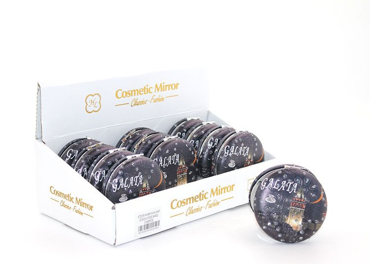 Taşlı İstanbul Tasarımı El Aynası Kalın Model 6 Şık Tasarımlı Fonksiyonel Ürün