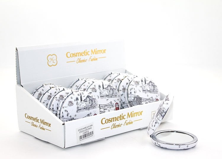 Taşlı İstanbul Tasarımı El Aynası Kalın Model 7 Şık Tasarımlı Fonksiyonel Ürün