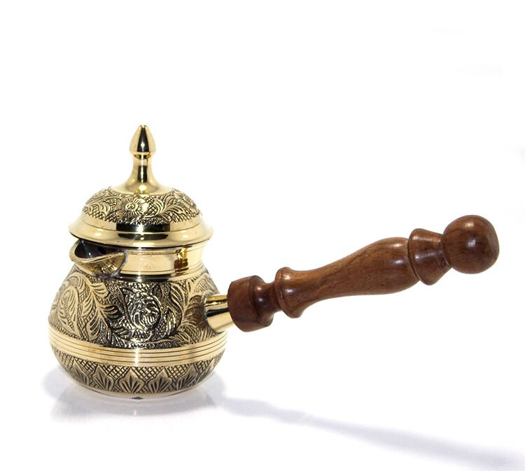 Pirinç Cezve 5.25'' inç Şık Tasarımlı Fonksiyonel Ürün