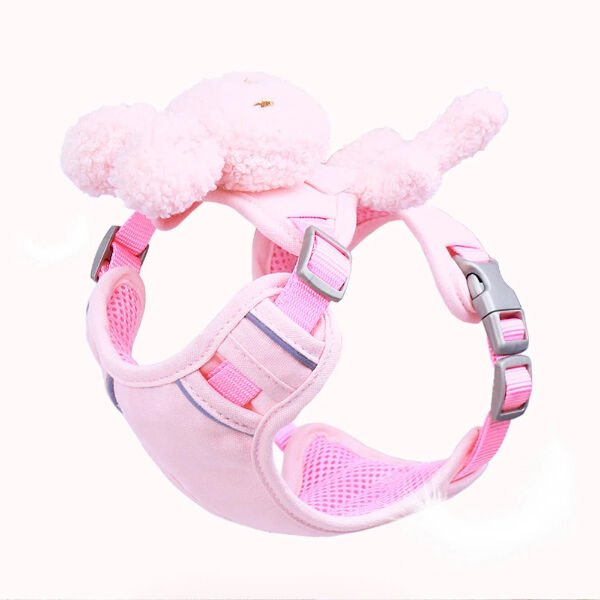 Evcil Hayvan Peluş Ayıcıklı Göğüs Gezdirme Tasması Set Şık Tasarımlı Fonksiyonel Ürün