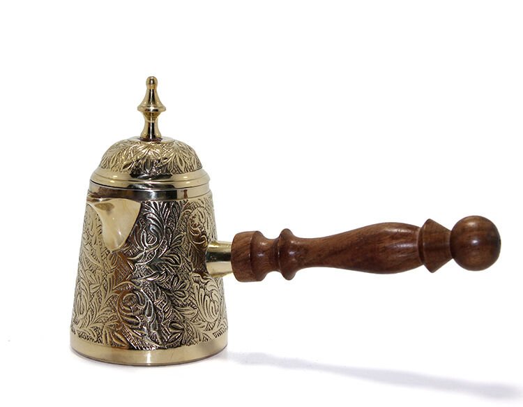 Pirinç Cezve 5.5'' inç Şık Tasarımlı Fonksiyonel Ürün