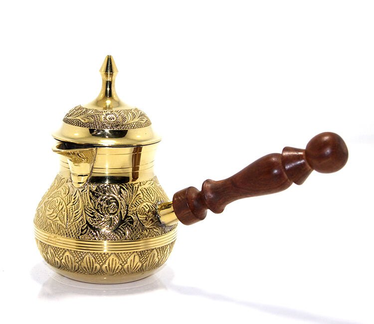 Pirinç Cezve 6'' inç Şık Tasarımlı Fonksiyonel Ürün