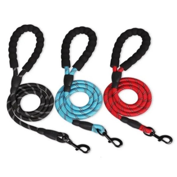 Evcil Hayvan Reflektörlü Fitil Gezdirme Tasması 10 mm x 120 cm Çok Fonksiyonel Ürün