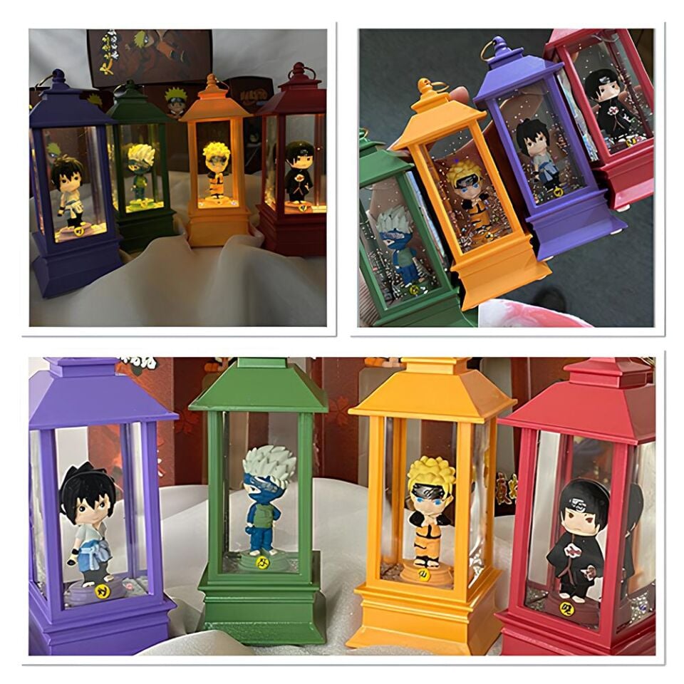 Anime Naruto Figürlü Işıklı Kar Küresi Şık Tasarımlı Fonksiyonel Ürün