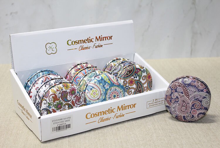 Taşlı Yuvarlak El Aynası Kalın Model 2 Şık Tasarımlı Fonksiyonel Ürün