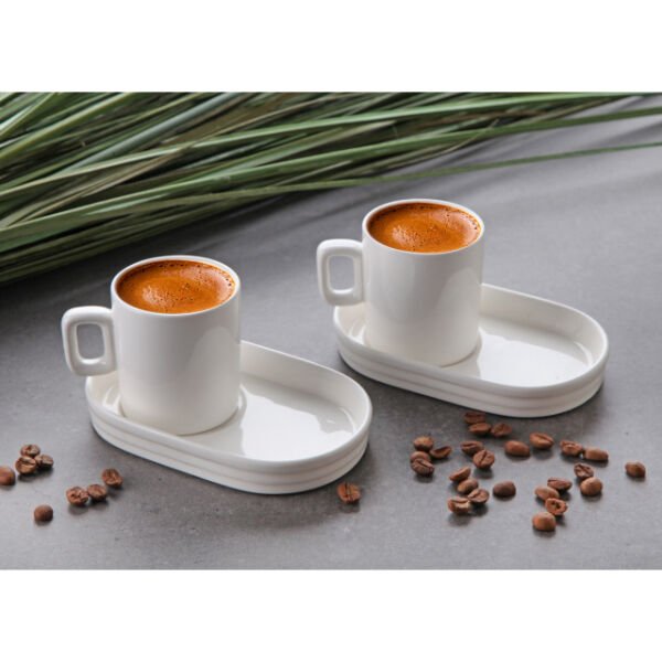 2'li Kahve Seti Şık Tasarımlı Fonksiyonel Ürün