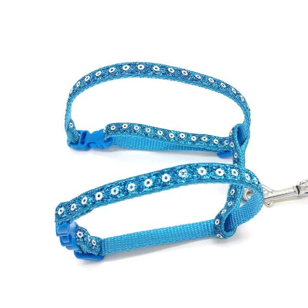 Parlak Kedi Gezdirme Göğüs Tasması Şık Tasarımlı Fonksiyonel Ürün