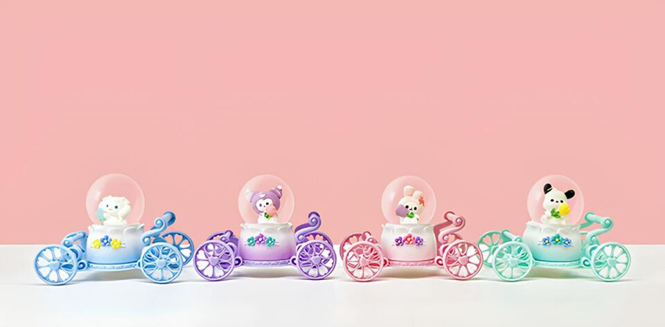 Arabalı Kuromi Serisi Kar Küresi Şık Tasarımlı Fonksiyonel Ürün