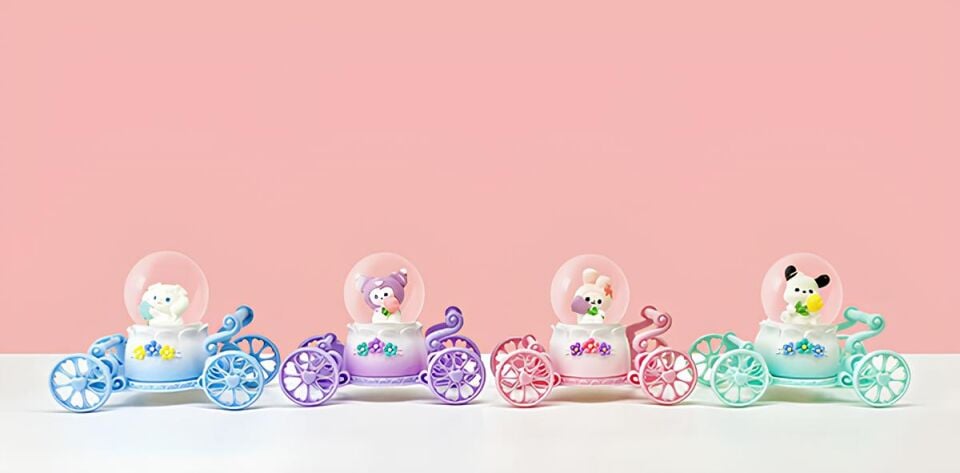 Arabalı Kuromi Serisi Kar Küresi Şık Tasarımlı Fonksiyonel Ürün