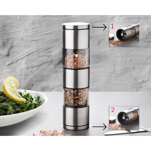 2'si 1 Arada Akrilik El Değirmeni Şık Tasarımlı Fonksiyonel Ürün