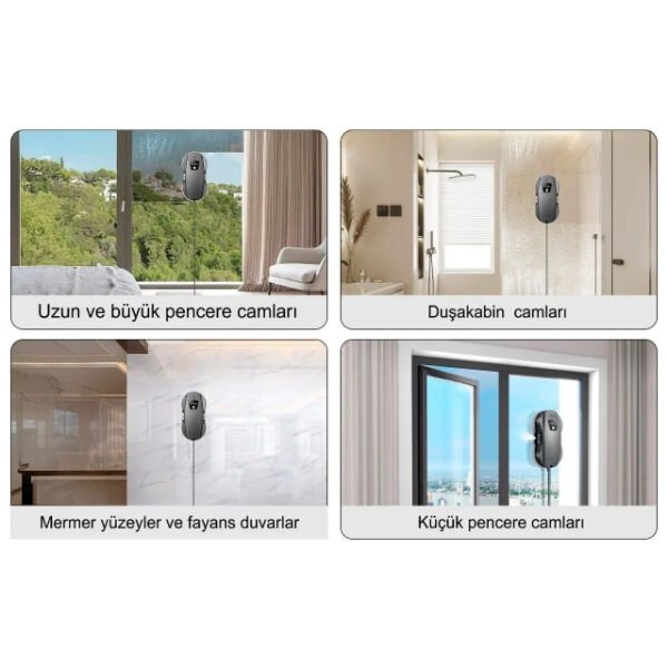 Cam Silme Robotu Çok Fonksiyonel Ürün