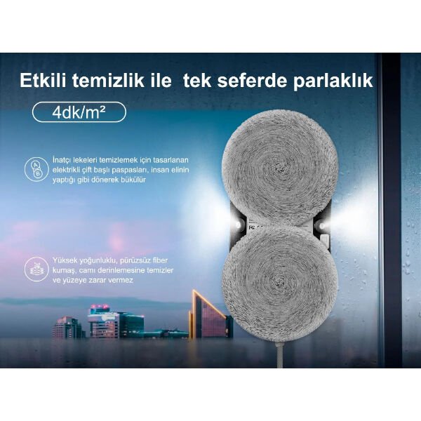 Cam Silme Robotu Çok Fonksiyonel Ürün