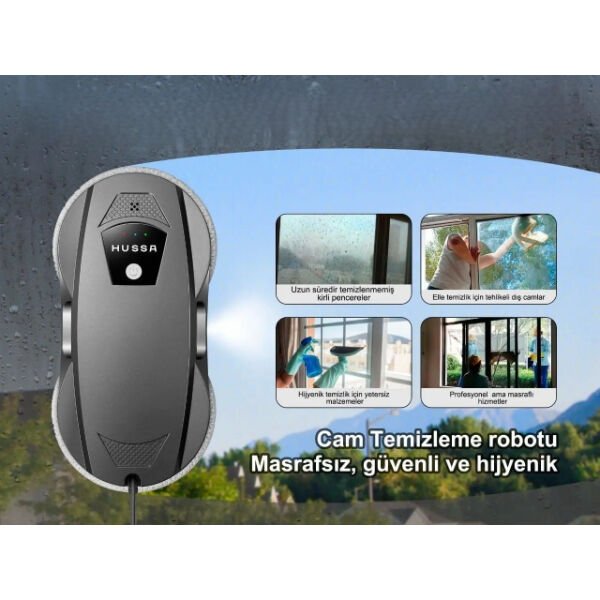 Cam Silme Robotu Çok Fonksiyonel Ürün