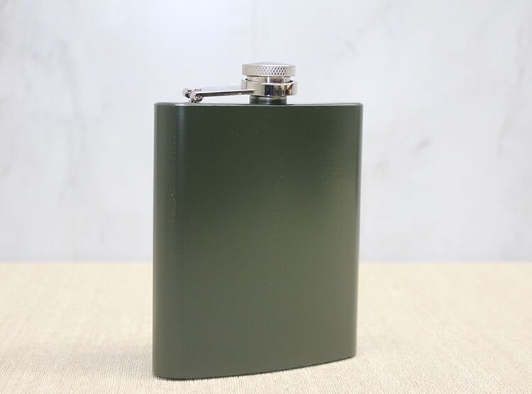 Tekli Haki 7 Oz Matara Şık Tasarımlı Fonksiyonel Ürün