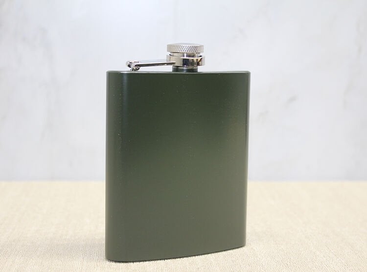 Tekli Haki 7 Oz Matara Şık Tasarımlı Fonksiyonel Ürün