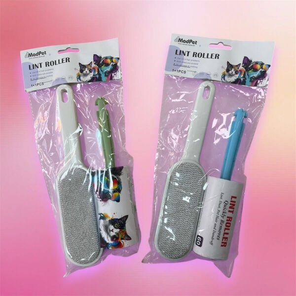 Evcil Hayvan Tüy Toplama Seti - 60 Yaprak Rulo ve Manyetik Tüy Toplama Aparatı Çok Fonksiyonel Ürün