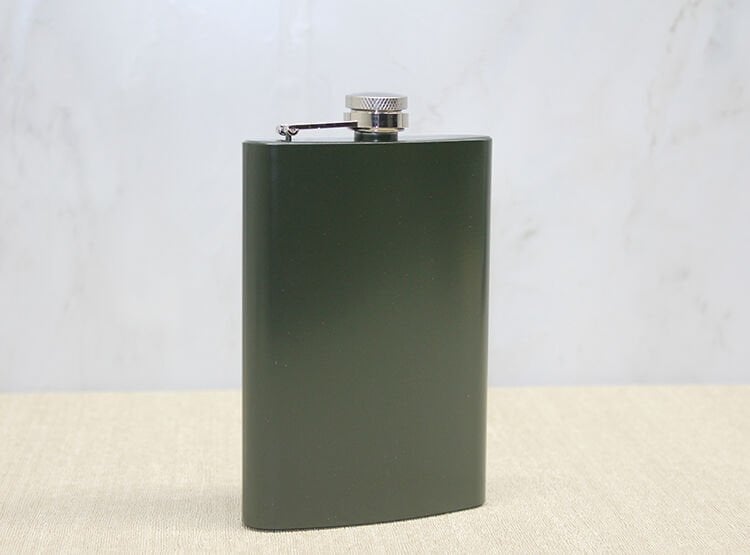 Tekli Haki 9 Oz Matara Şık Tasarımlı Fonksiyonel Ürün