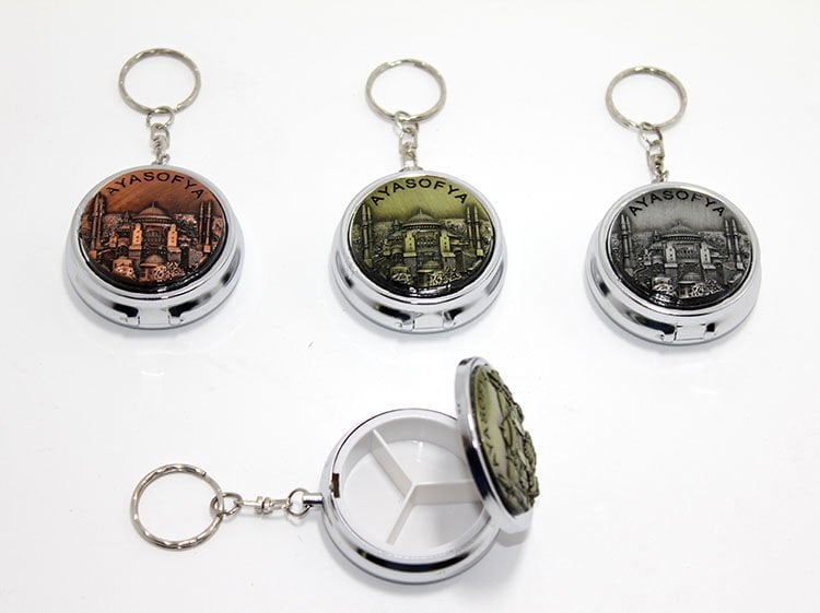 Ayasofya Kabartmalı Yöresel Enfiye Kutusu Şık Tasarımlı Fonksiyonel Ürün