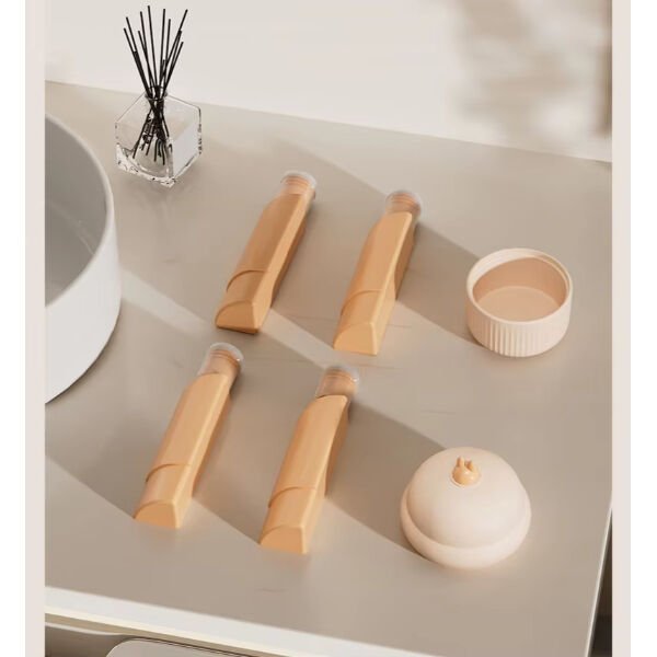 4'ü 1 Arada Seyahat Şişesi Seti Şık Tasarımlı Fonksiyonel Ürün