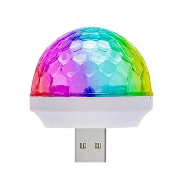 Usb Girişli Sese Duyarlı Disko Topu Şık Tasarımlı Fonksiyonel Ürün