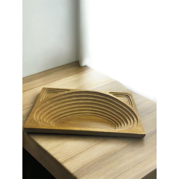 Evcil Hayvan Dikdörtgen Ahşap Yatak Şık Tasarımlı Fonksiyonel Ürün