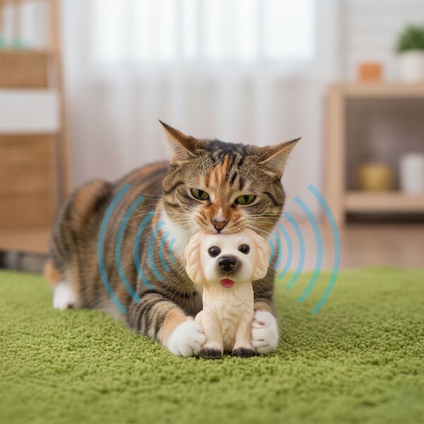 Evcil Hayvan Sesli Köpek Şeklinde Plastik Oyuncak Çok Fonksiyonel Ürün