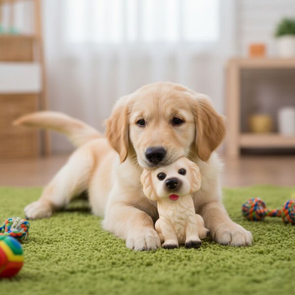 Evcil Hayvan Sesli Köpek Şeklinde Plastik Oyuncak Çok Fonksiyonel Ürün