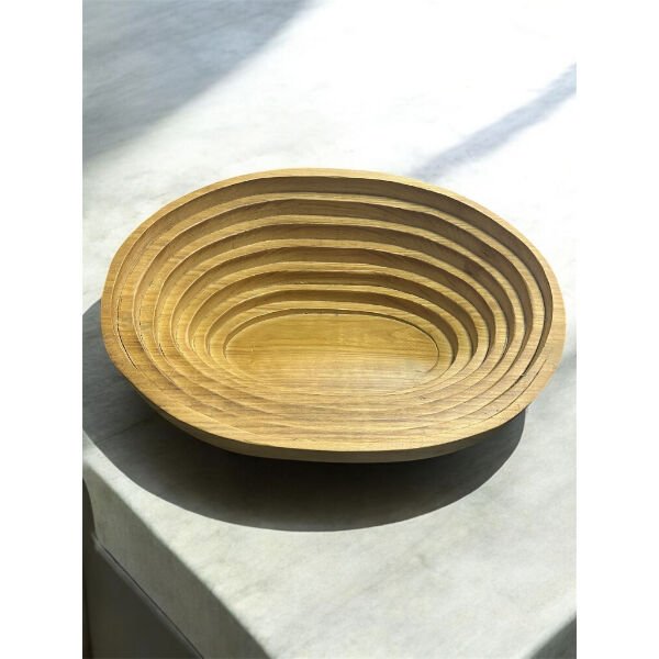 Evcil Hayvan Oval Ahşap Yatak Şık Tasarımlı Fonksiyonel Ürün