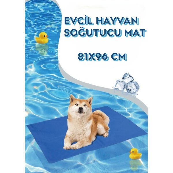Evcil Hayvan Soğutucu Yatak Mat 81x96 cm Şık Tasarımlı Fonksiyonel Ürün